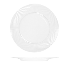 RAK Spectra Round Plate - Flat Wide Rim (310mm - White)