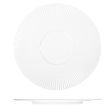 RAK Spectra Gourmet Plate - Flat Wide Rim (290mm - White)
