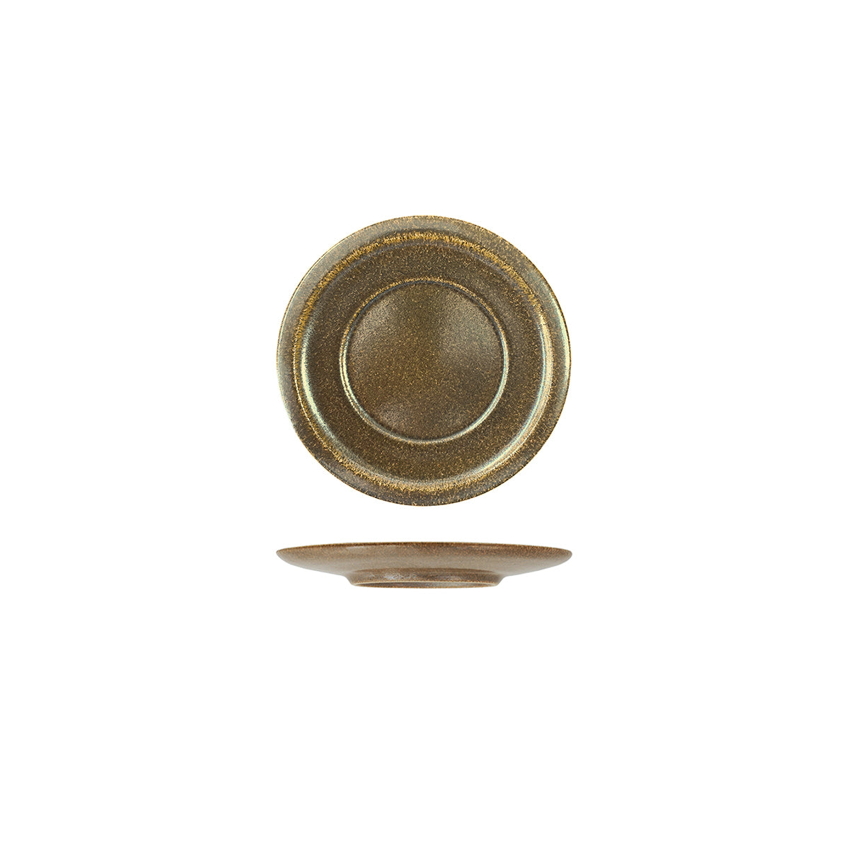 RAK Rakstone Rust Round Plate - Wide Rim (160mm)