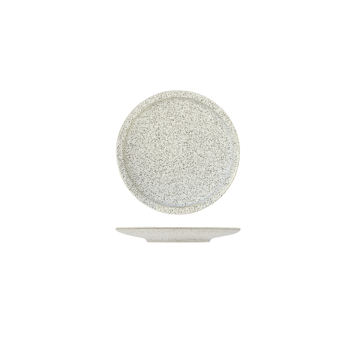 RAK Rakstone Clay Flat Coupe Plate (160mm - Grey)