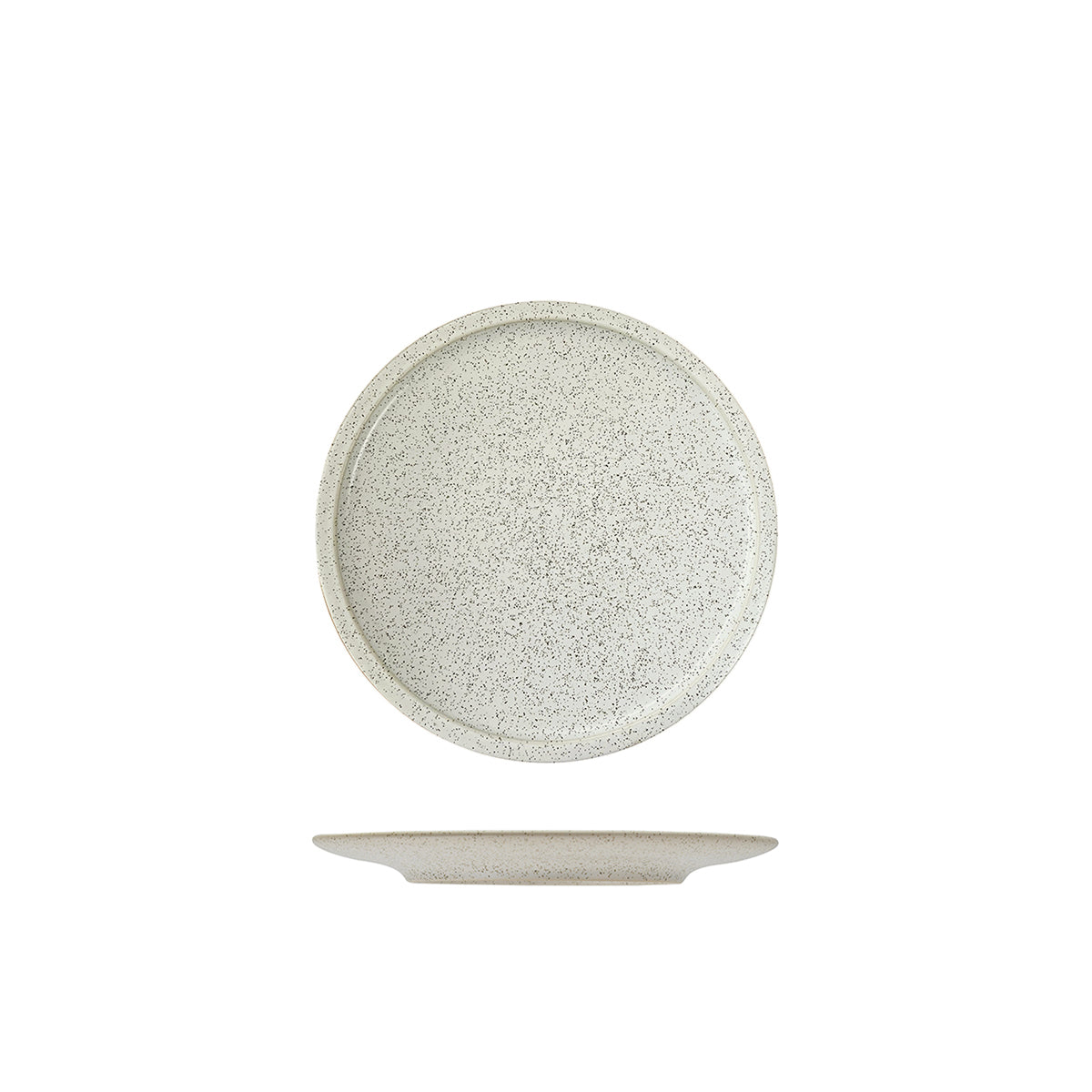 RAK Rakstone Clay Flat Coupe Plate (210mm - Grey)