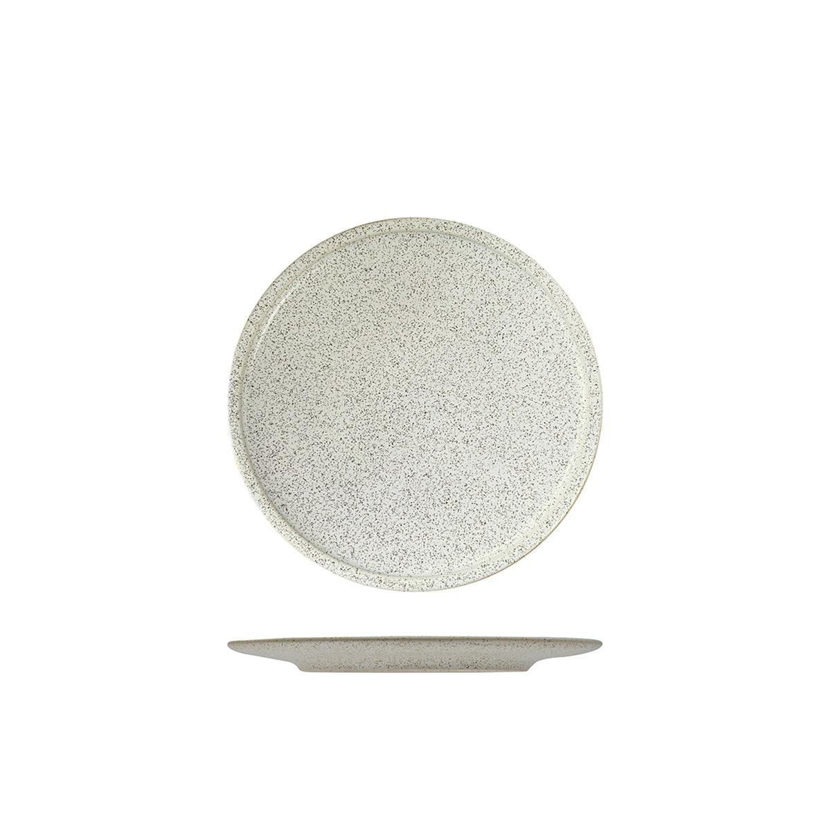 RAK Rakstone Clay Flat Coupe Plate (240mm - Grey)