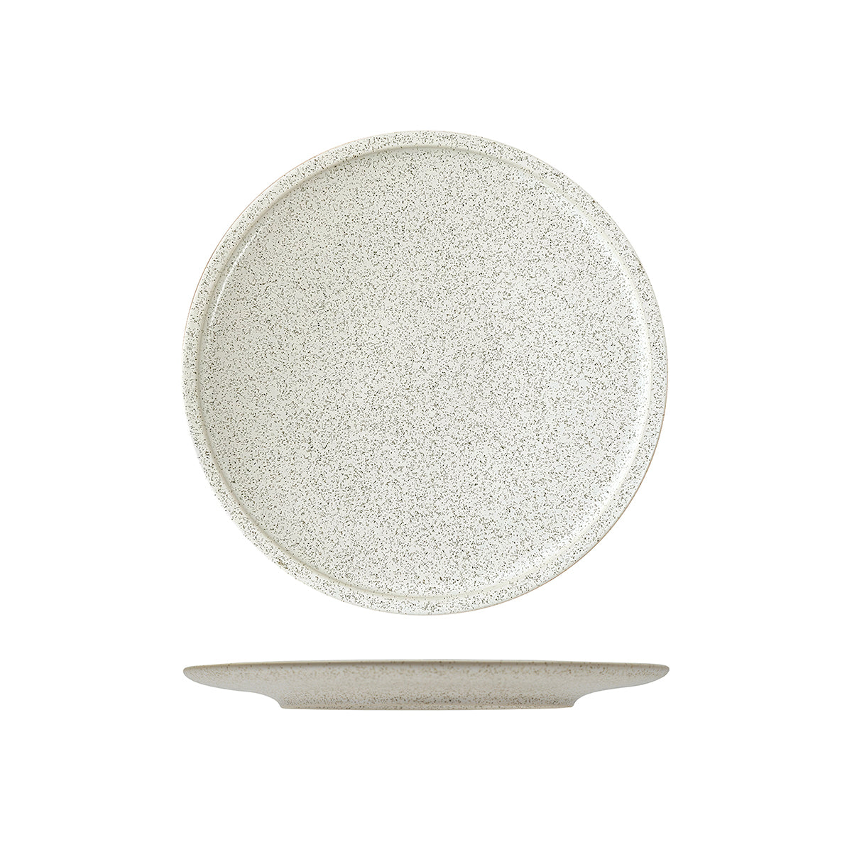 RAK Rakstone Clay Flat Coupe Plate (280mm - Grey)