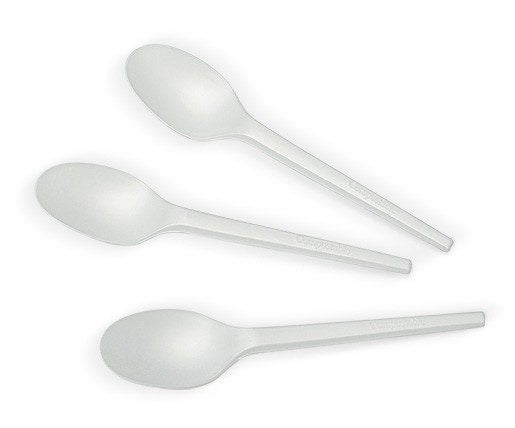 ecoware CPLA Spoon 6.5 inch (Carton of 1000)