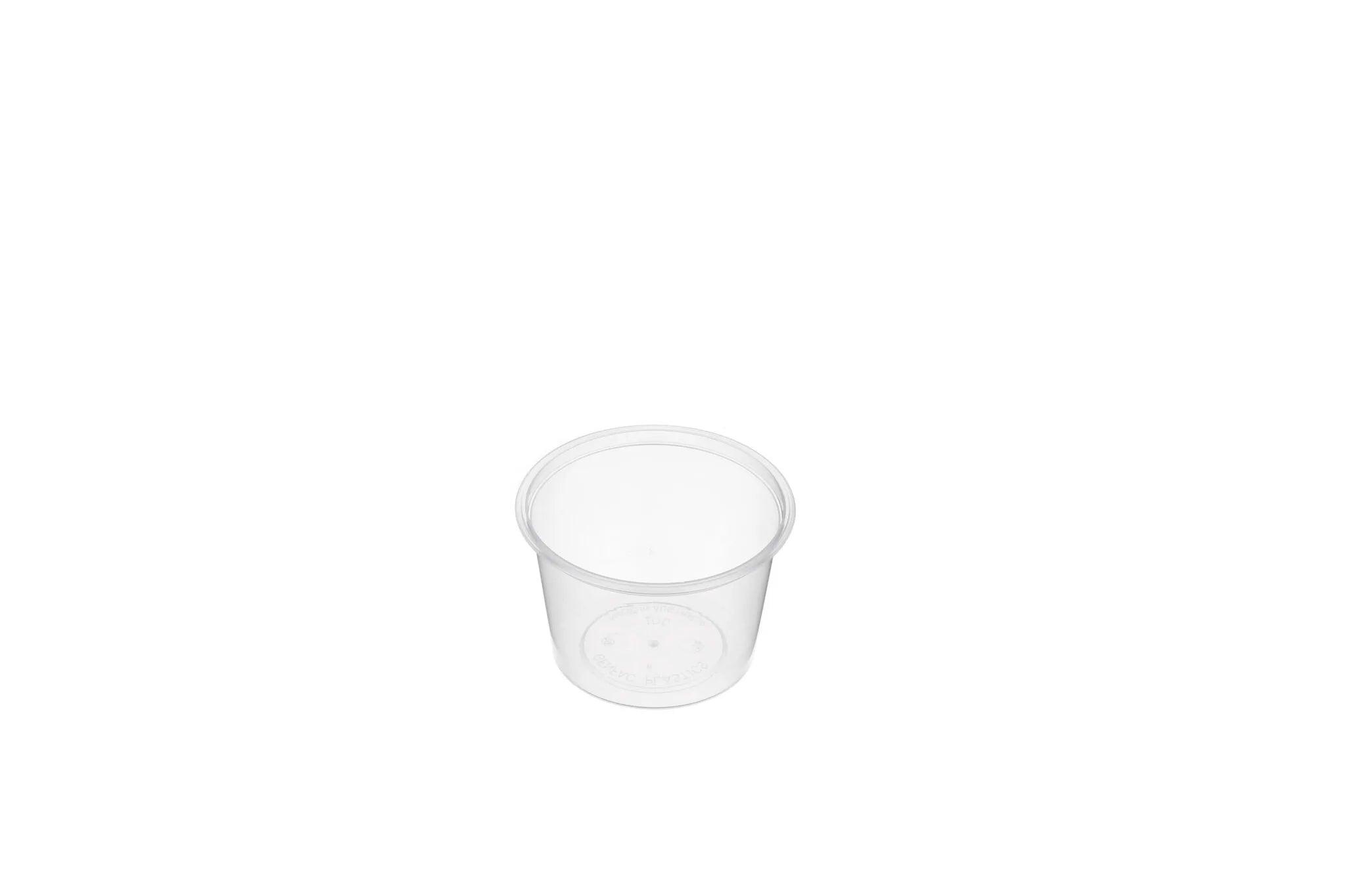 Genfac 100ml Round Container Natural (Sleeve of 50)