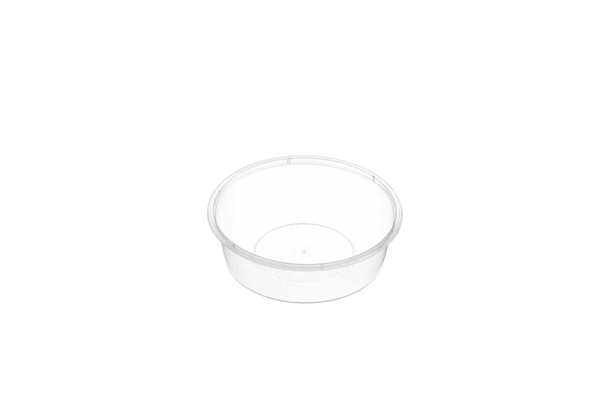 Genfac 220ml Round Container Natural (Sleeve of 50)
