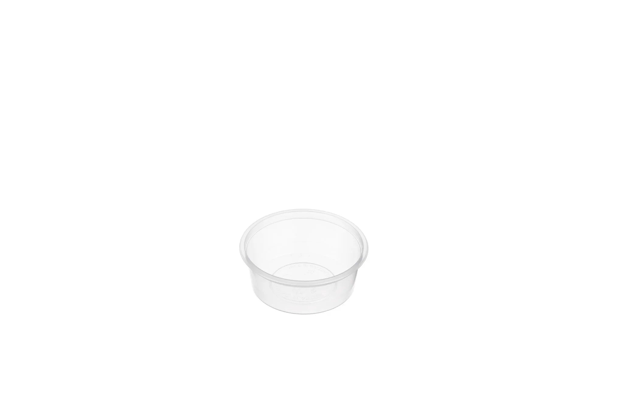 Genfac 70ml Round Container Natural (Sleeve of 50)