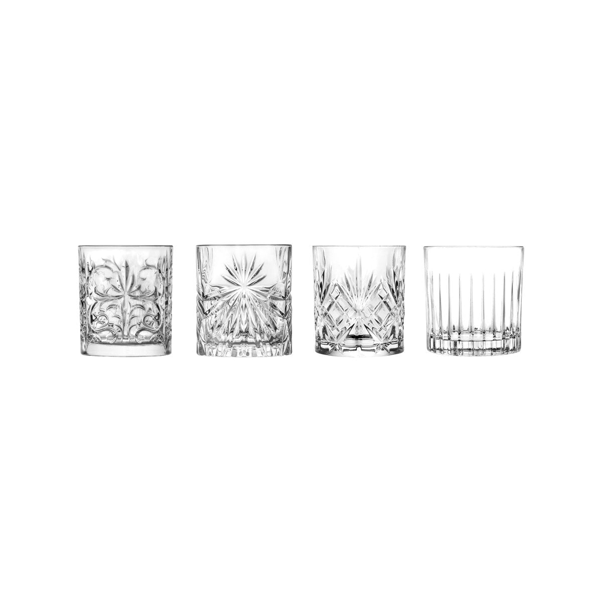 RCR Cristalleria Mixology D.O.F Tumbler Mixed Set of 4