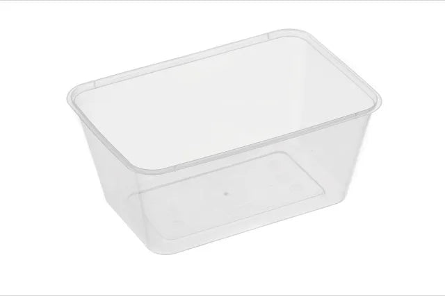 Genfac 1000ml Rectangular Container Natural (Sleeve of 50)