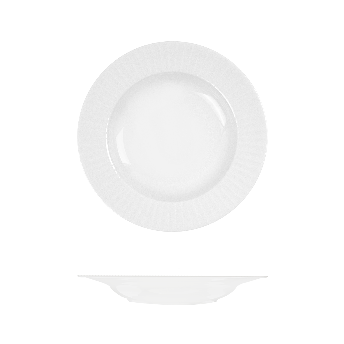RAK Metropolis Round Bowl - Wide Rim (230mm - White)
