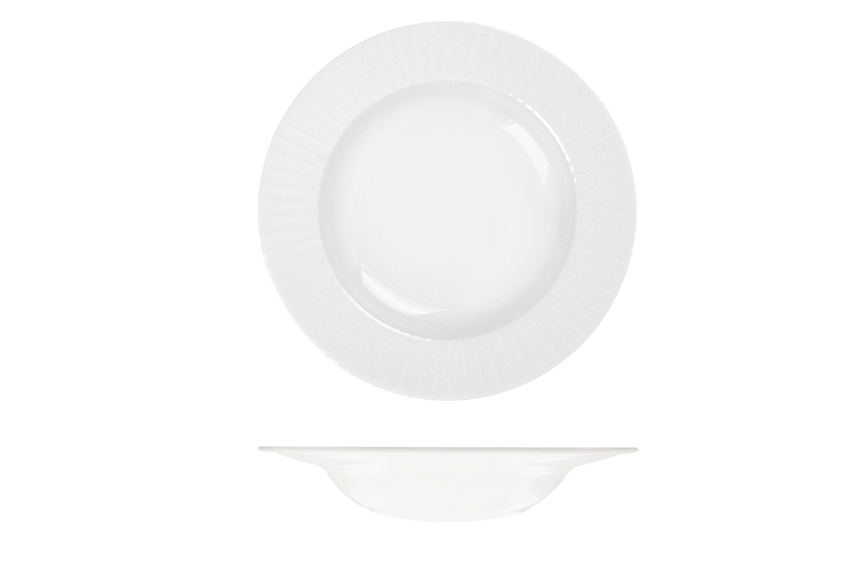 RAK Metropolis Round Bowl - Wide Rim (300mm - White)
