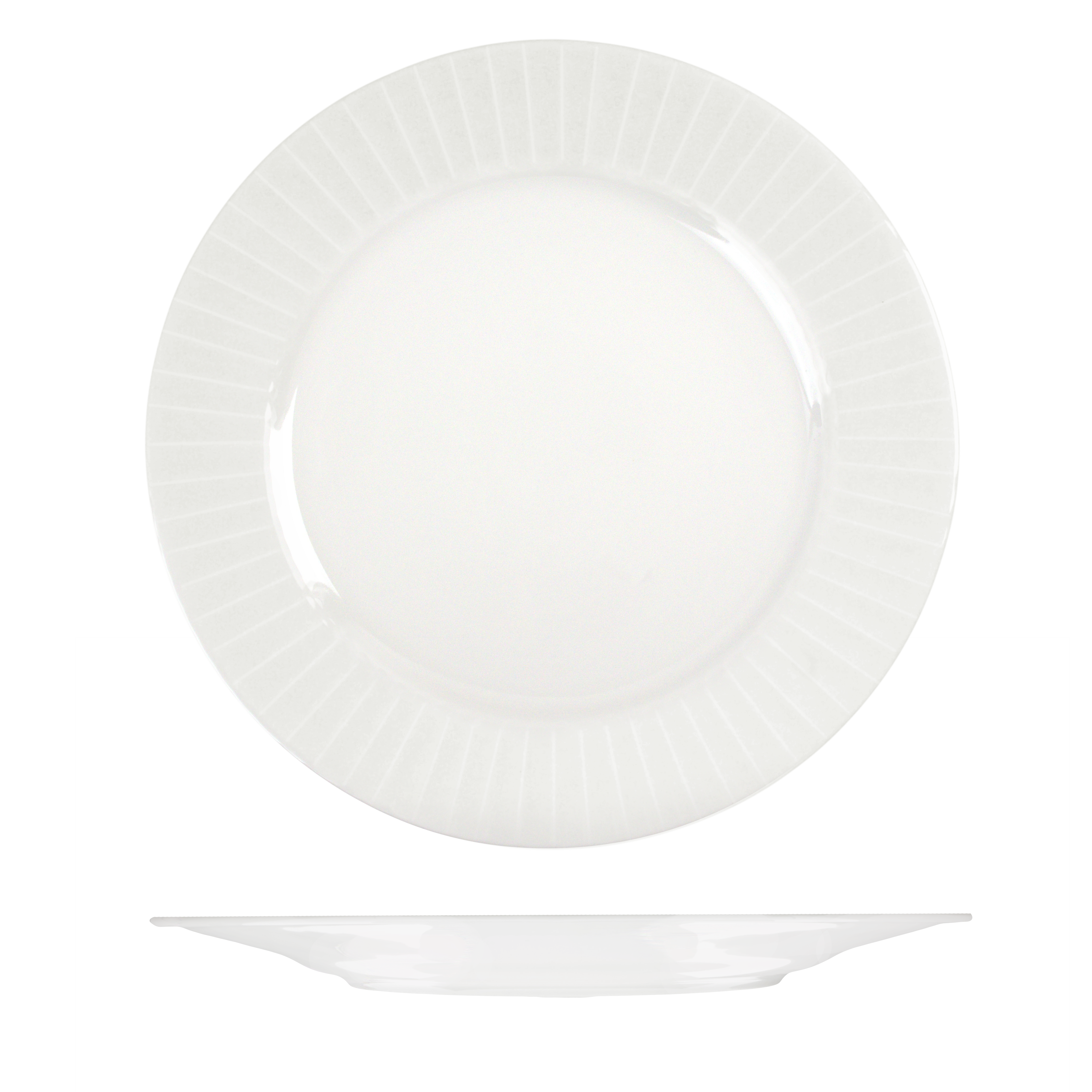 RAK Metropolis Round Plate - Wide Rim (310mm - White)
