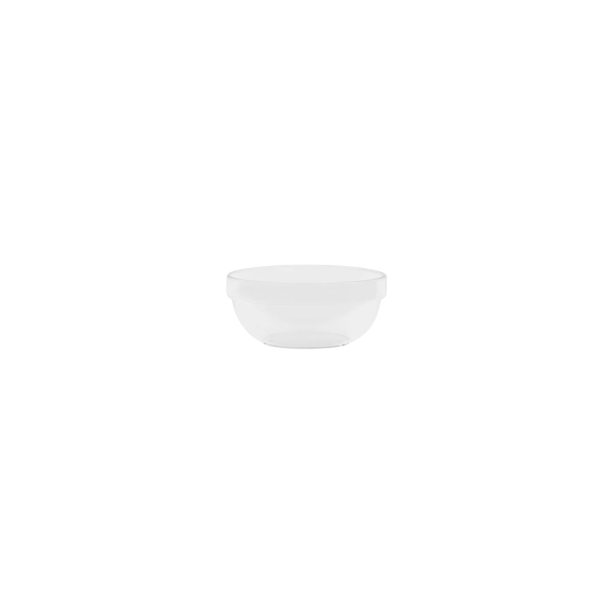 Roltex Polycarbonate Salad Dish Clear 110mm