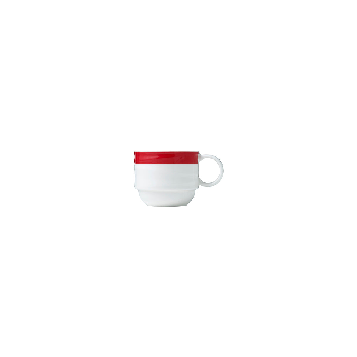 Royal Porcelain Maxadura Resonate Coffee Cup Stackable 265ml Red Band