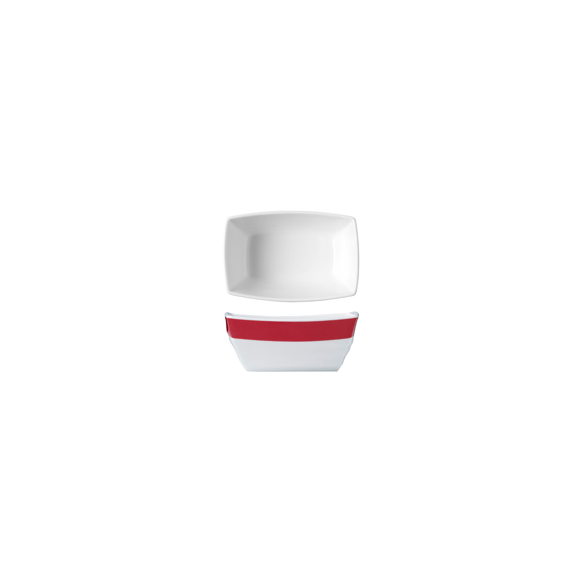 Royal Porcelain Maxadura Resonate Sugar Pack Holder 100x65x40mm Red Band