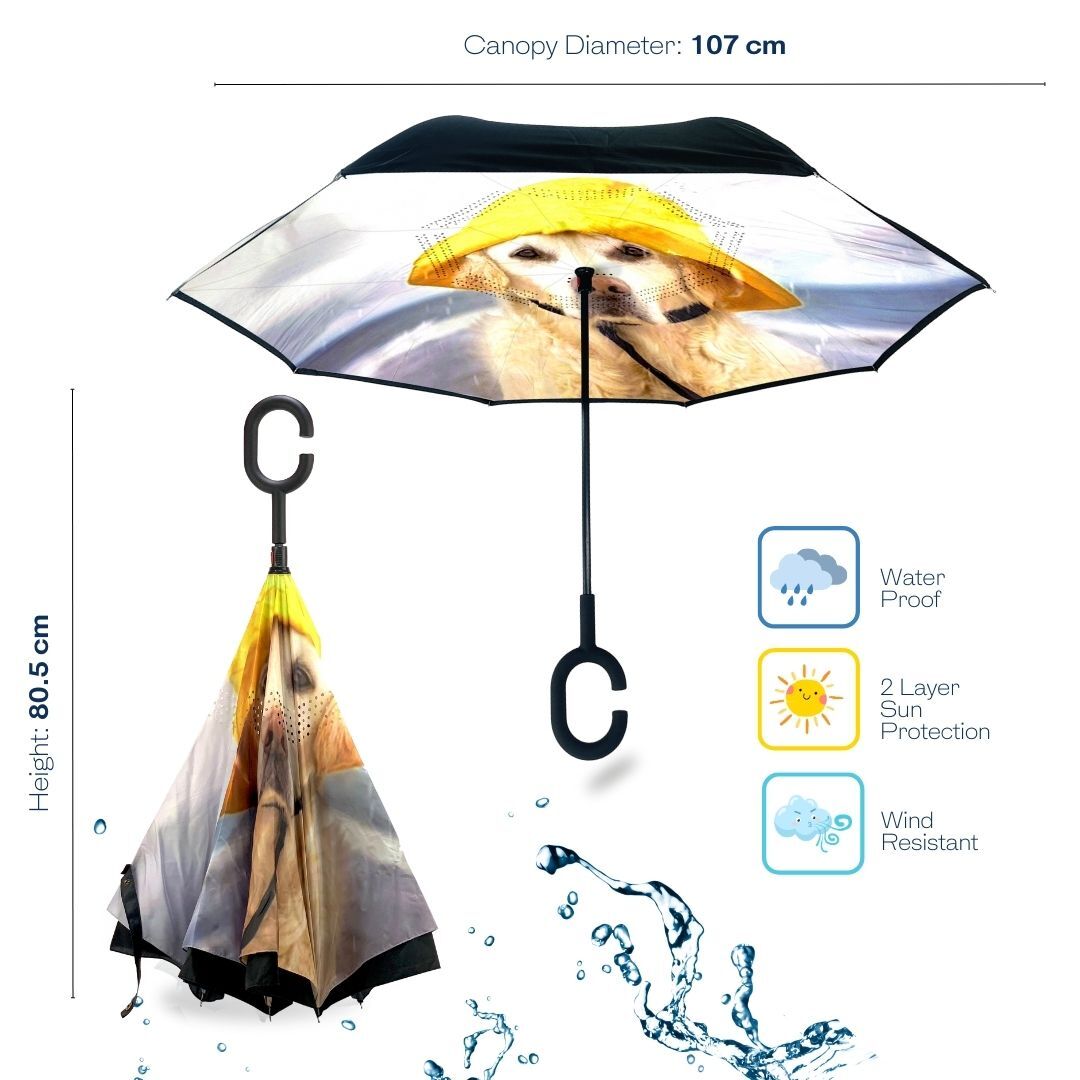 IOco Reverse Umbrella - Rain Dog
