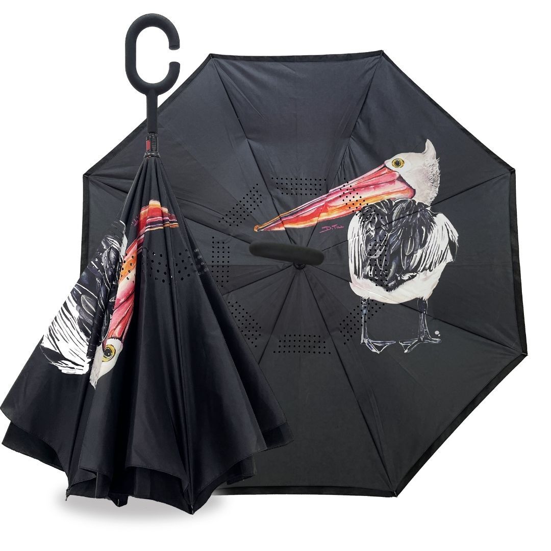 IOco Reverse Umbrella UPF50+ - Australian Pelican