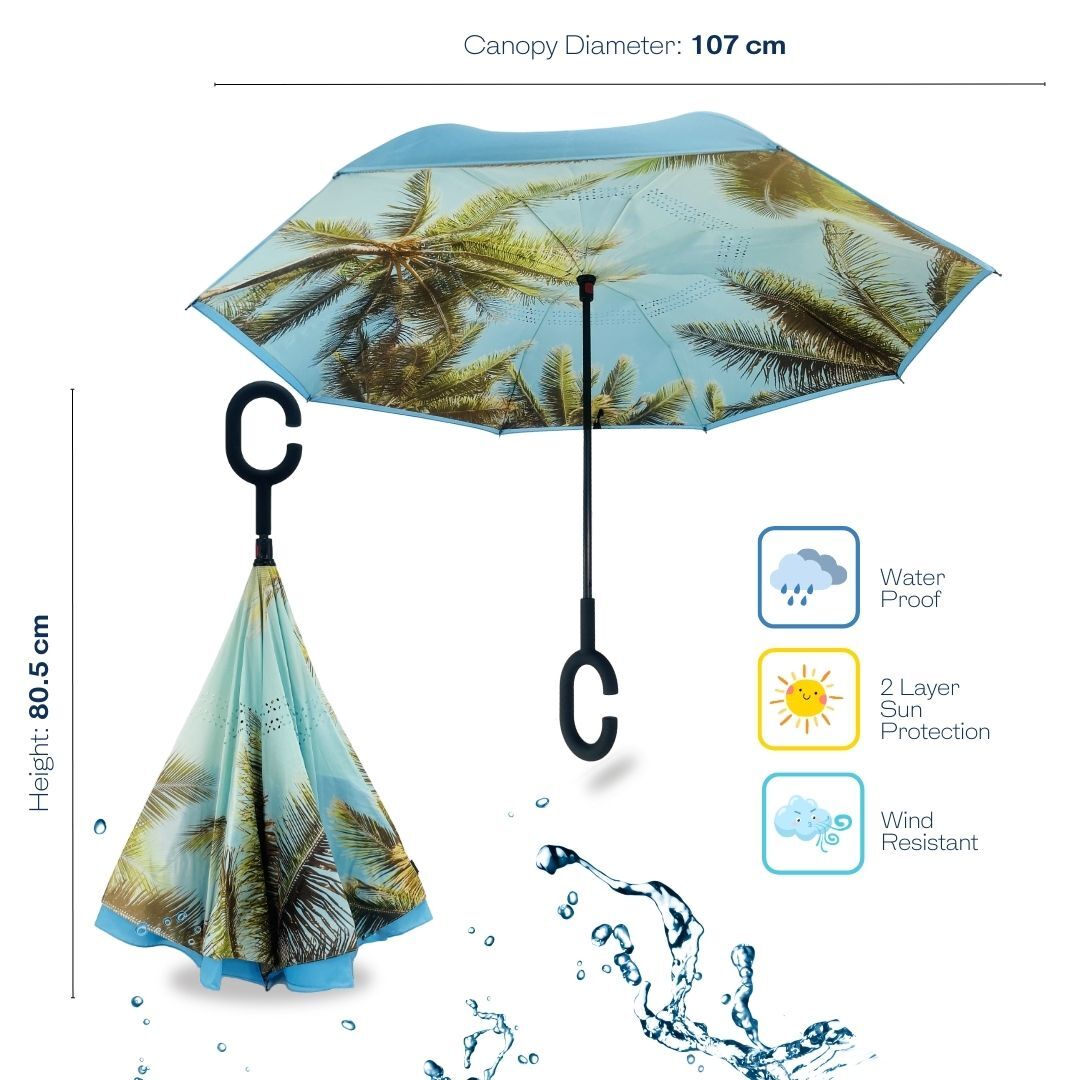 IOco Reverse Umbrella - Island Paradise