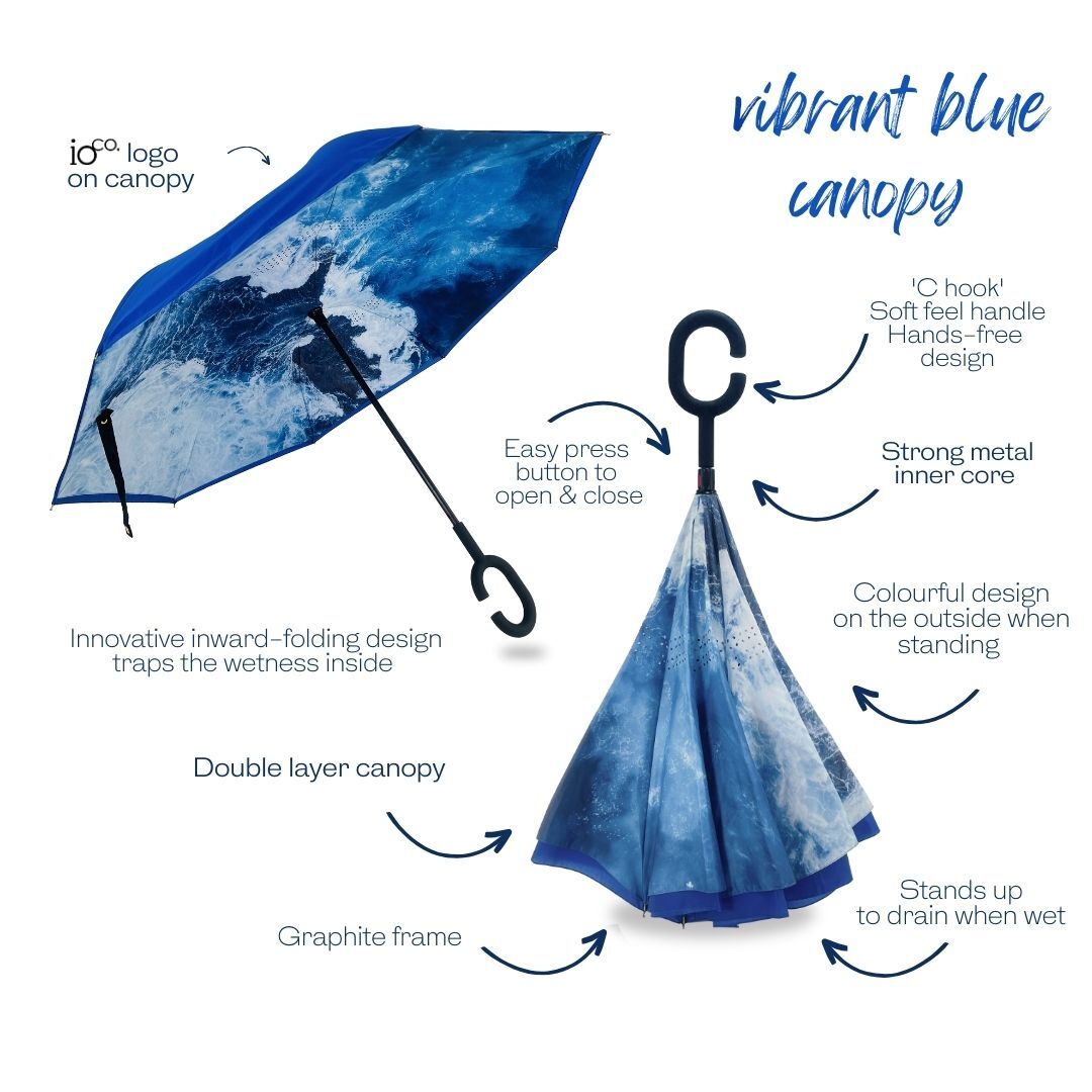 IOco Reverse Umbrella - Ocean Break