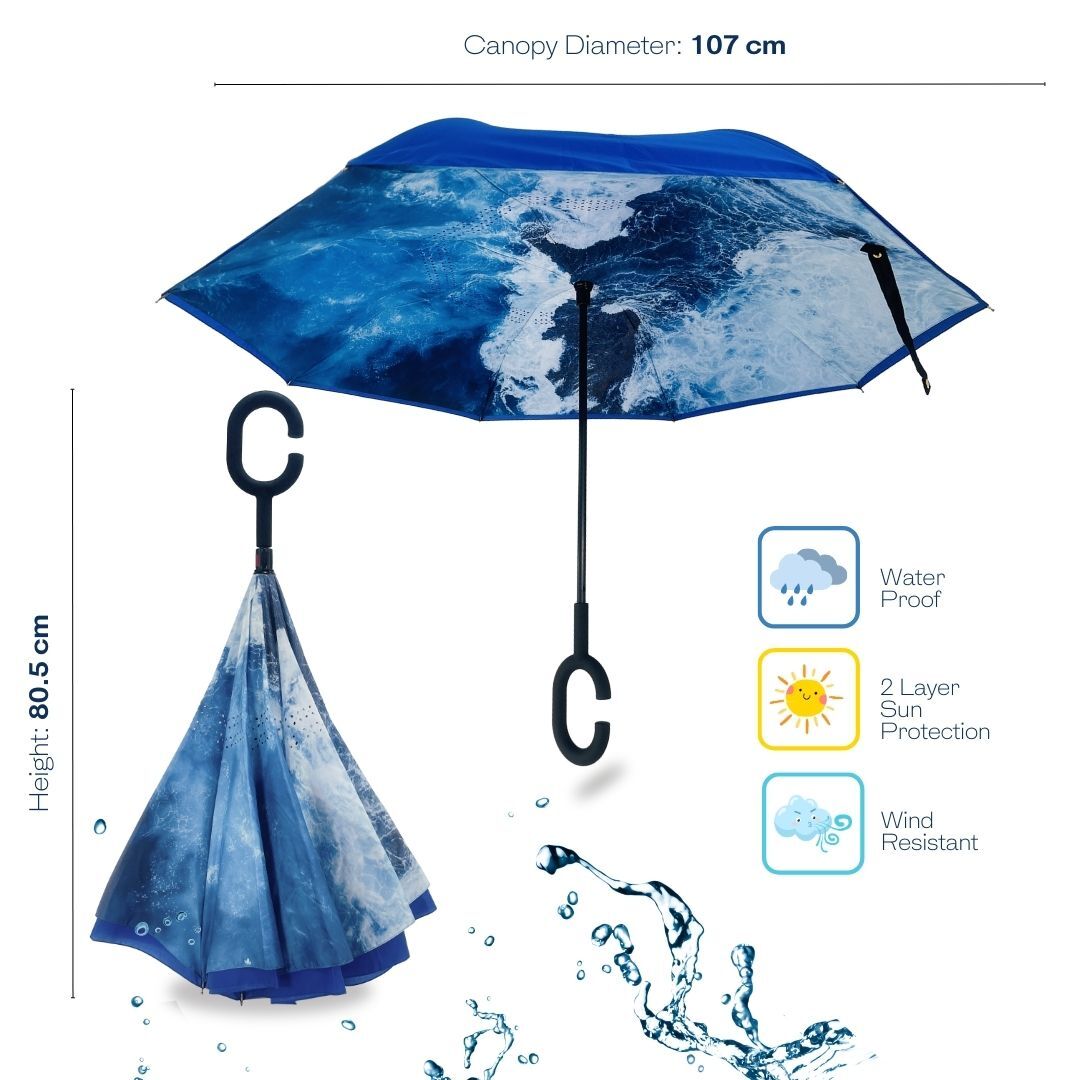 IOco Reverse Umbrella - Ocean Break