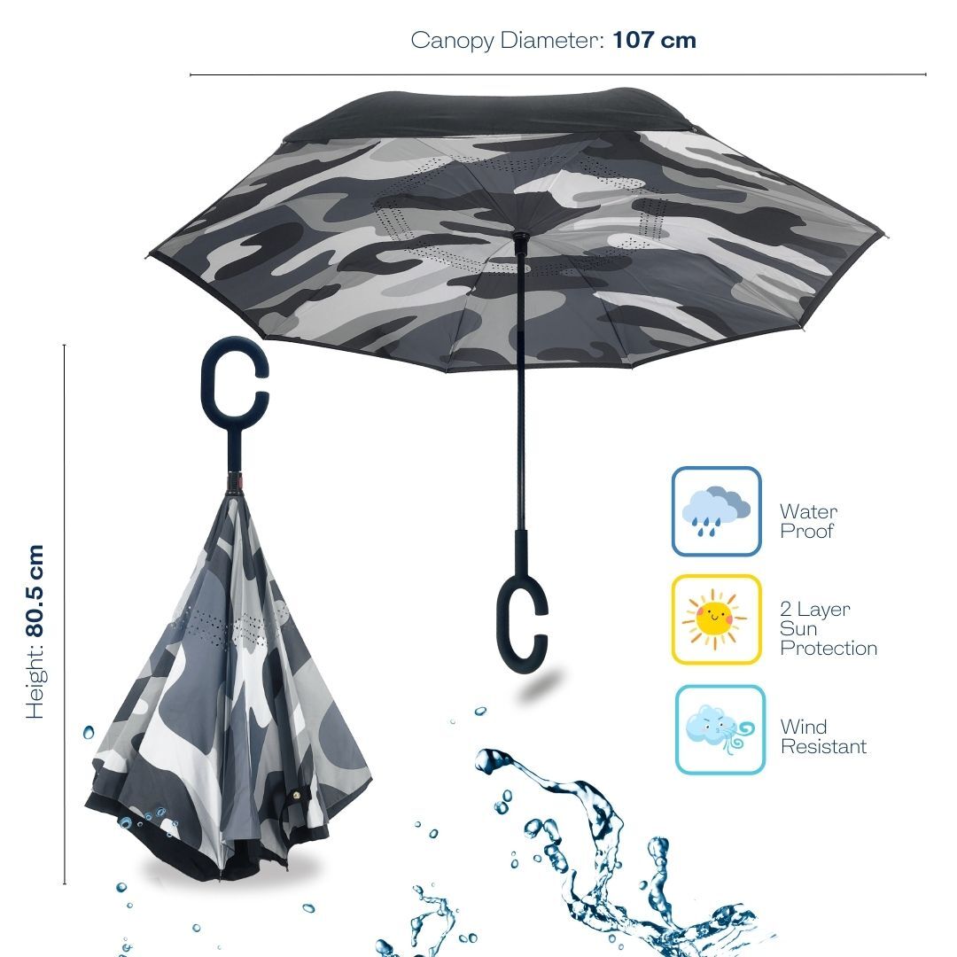 IOco Reverse Umbrella - Hunting Camo