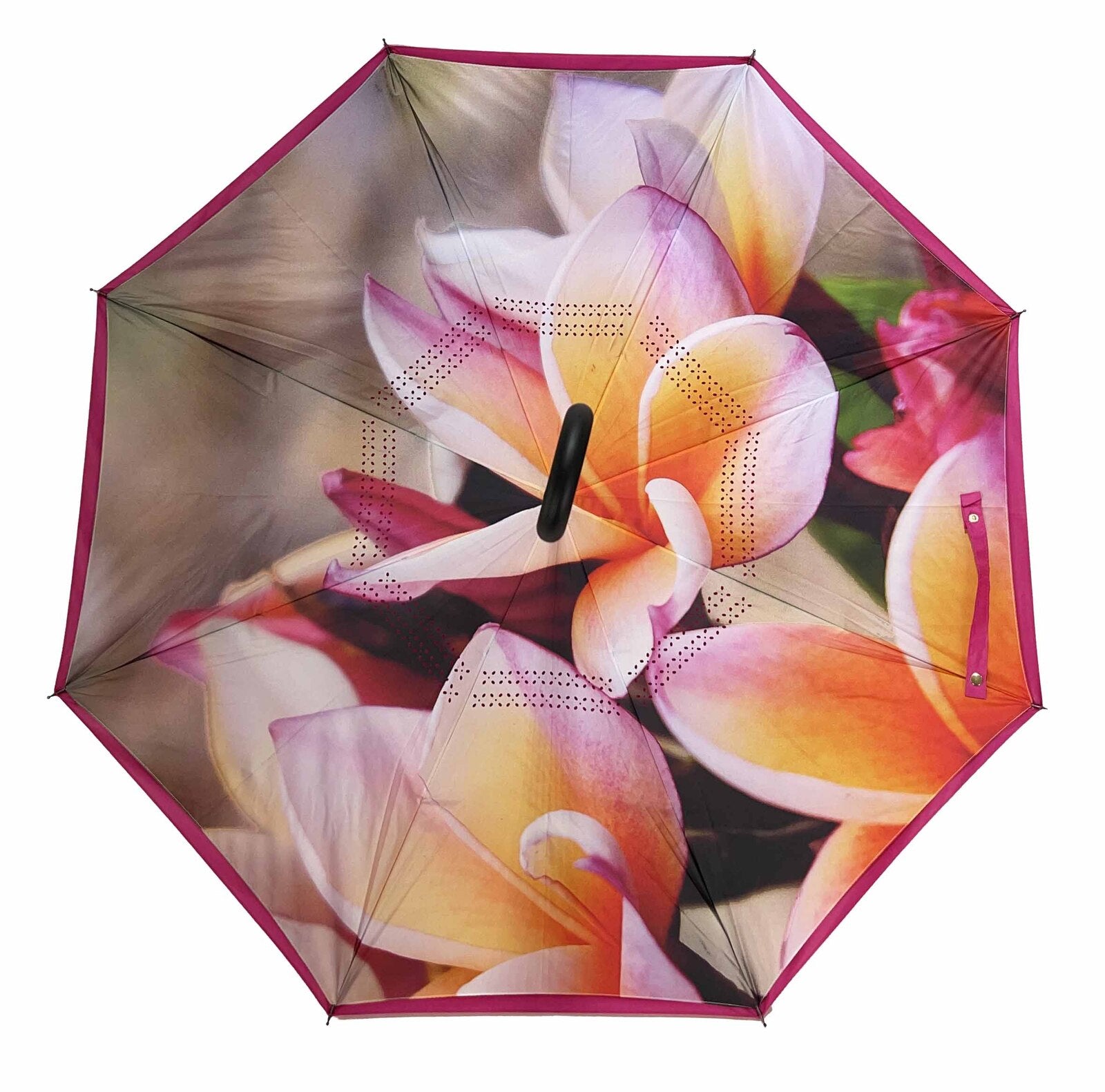 IOco Reverse Umbrella - Peach Frangipani