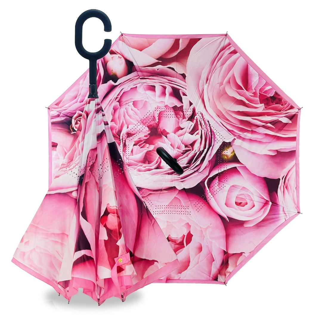 IOco Reverse Umbrella - Rose Bloom