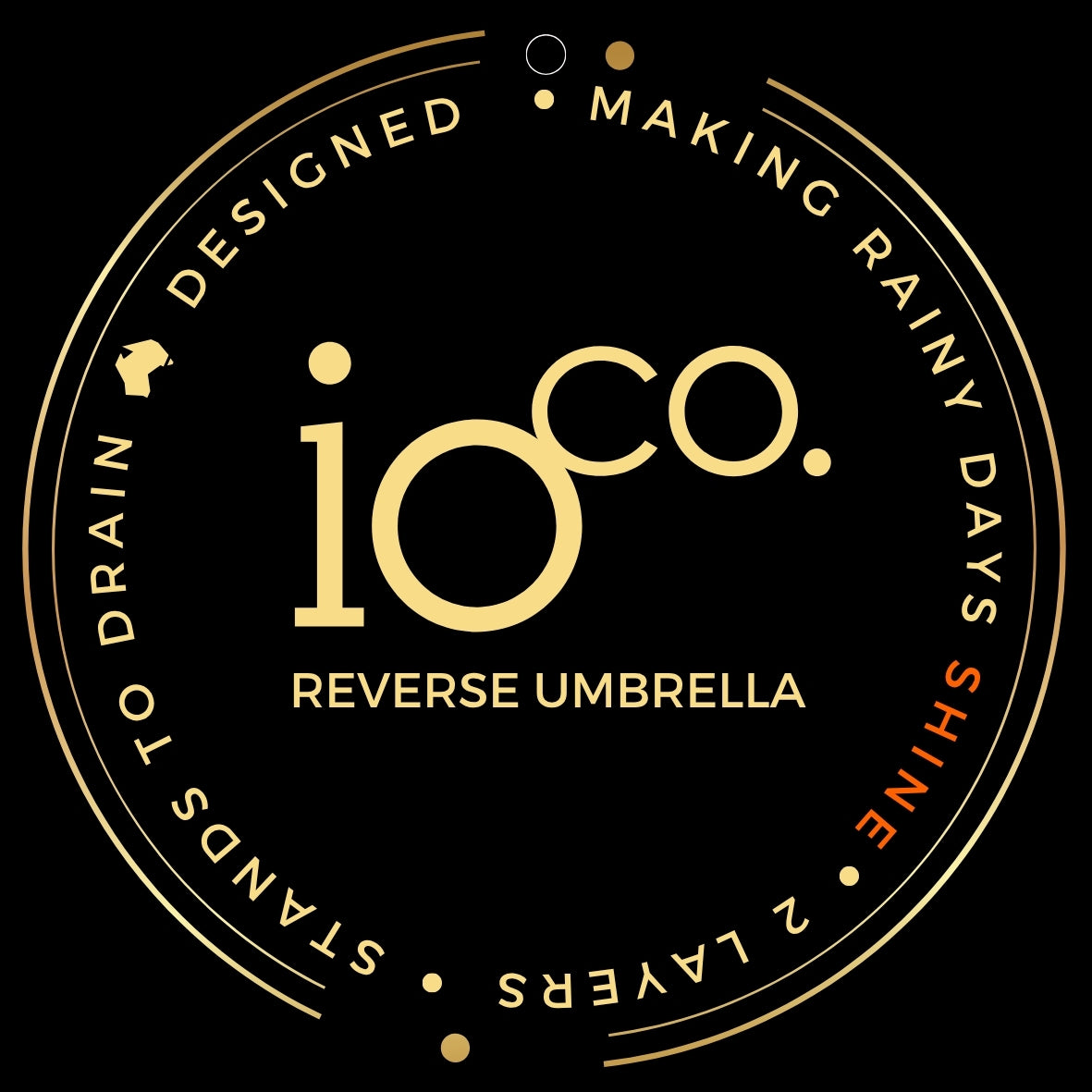 IOco Reverse Umbrella - Lavender Haze