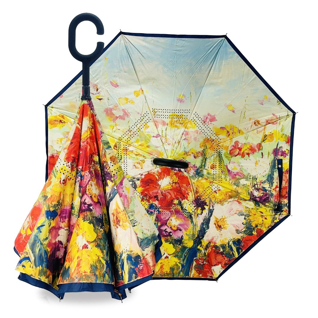 IOco Reverse Umbrella UPF50+ - Festival of Flowers