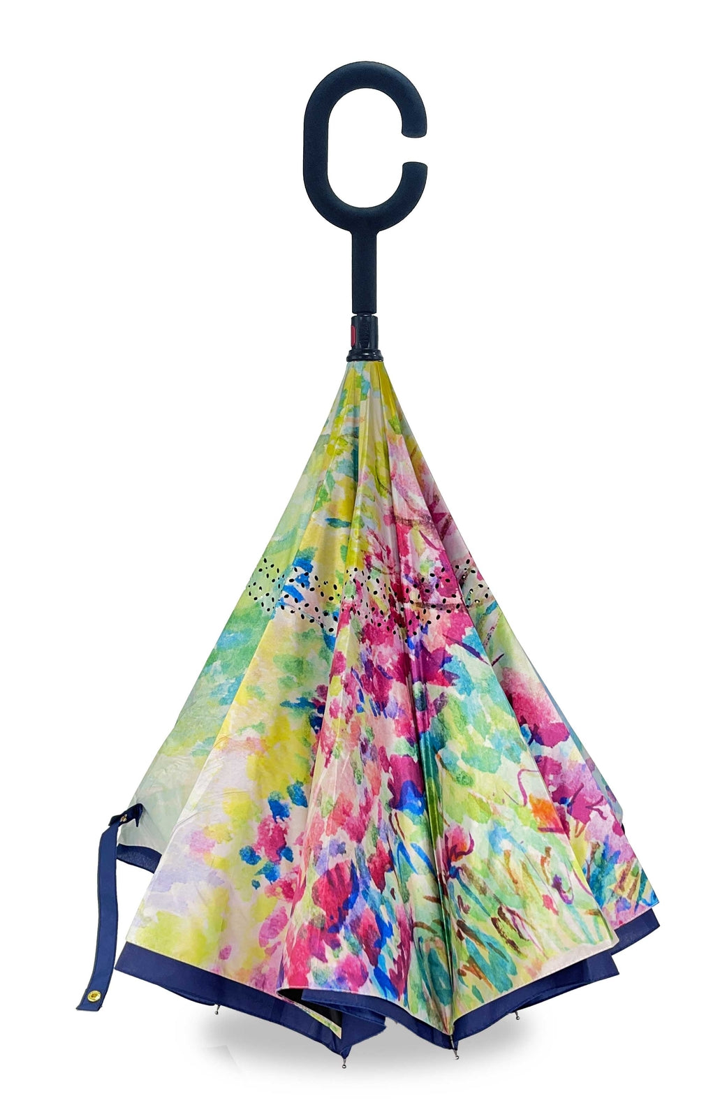 IOco Reverse Umbrella UPF50+ - Watercolour Fields