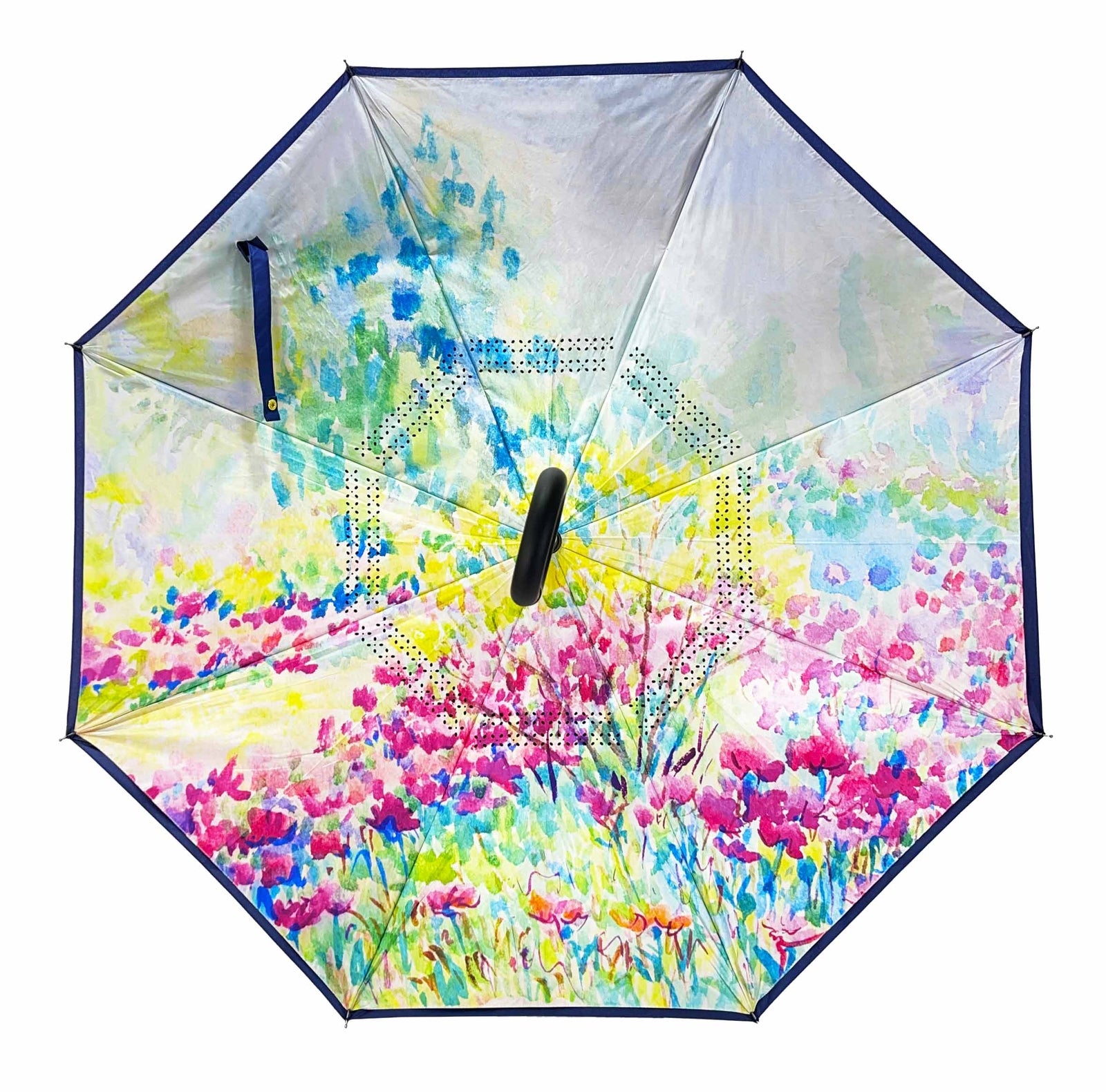 IOco Reverse Umbrella UPF50+ - Watercolour Fields