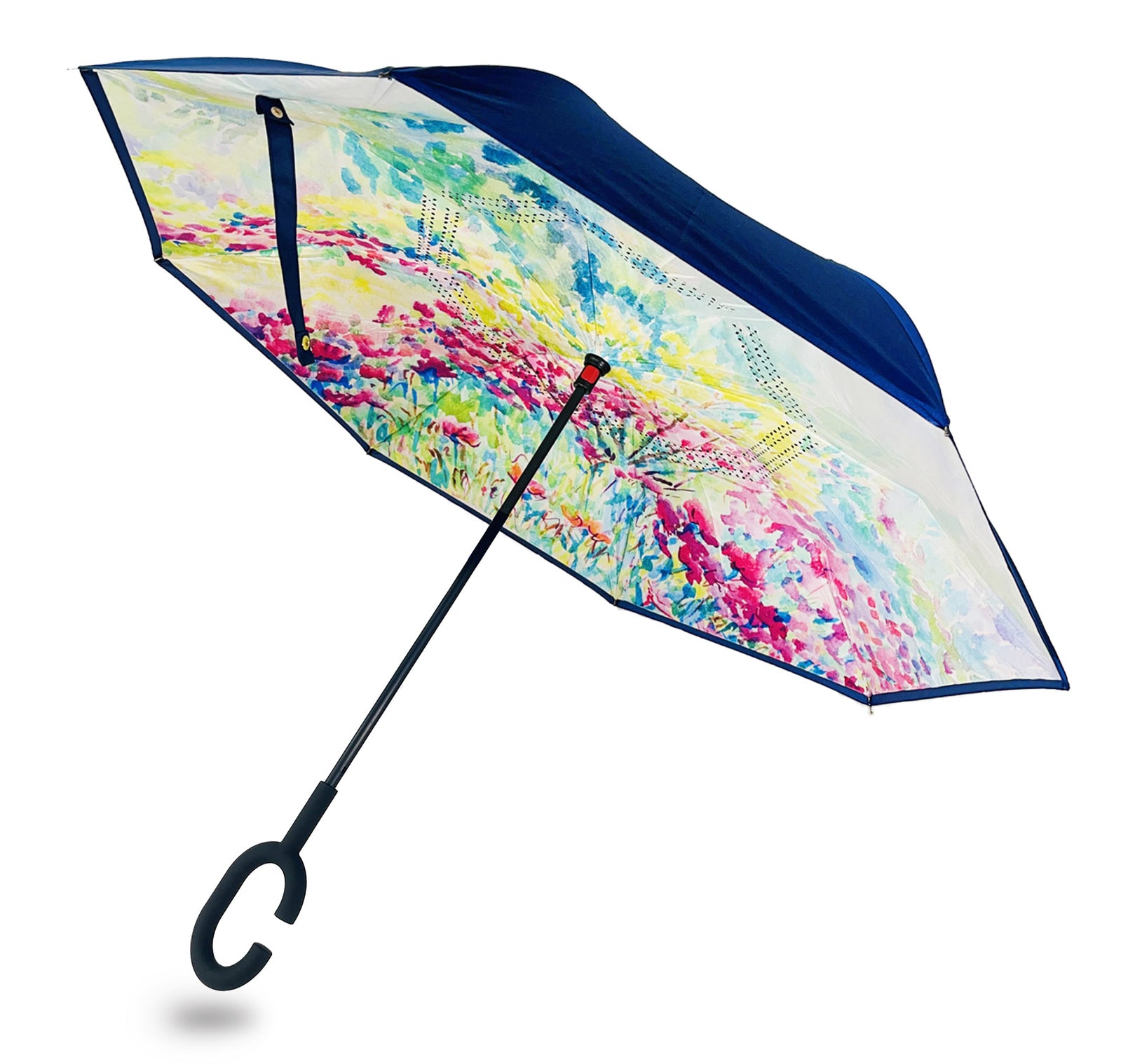 IOco Reverse Umbrella UPF50+ - Watercolour Fields