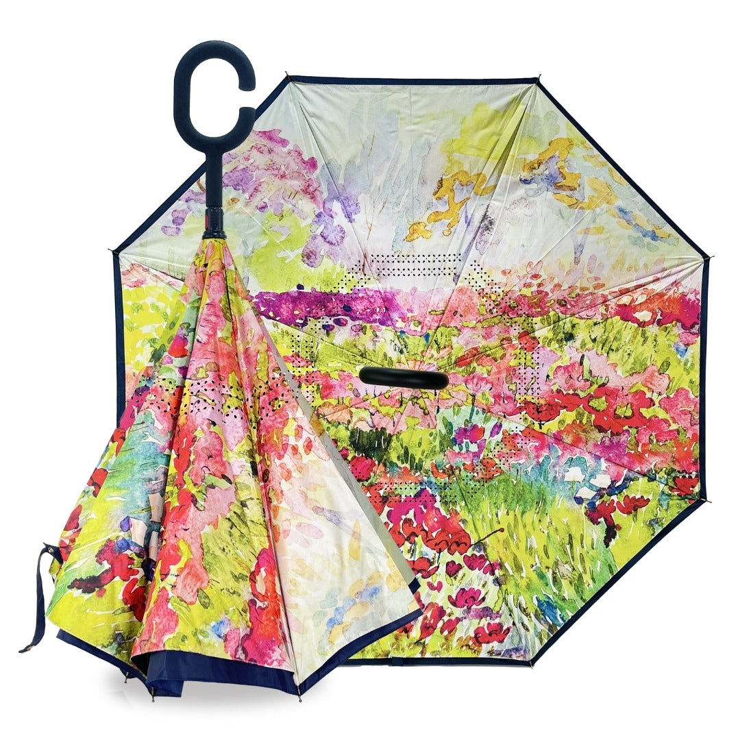 IOco Reverse Umbrella UPF50+ - Spring Carnival