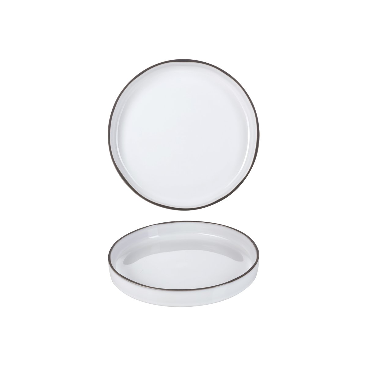 Revol Caractere White Cumulus Gourmet Plate 230mm
