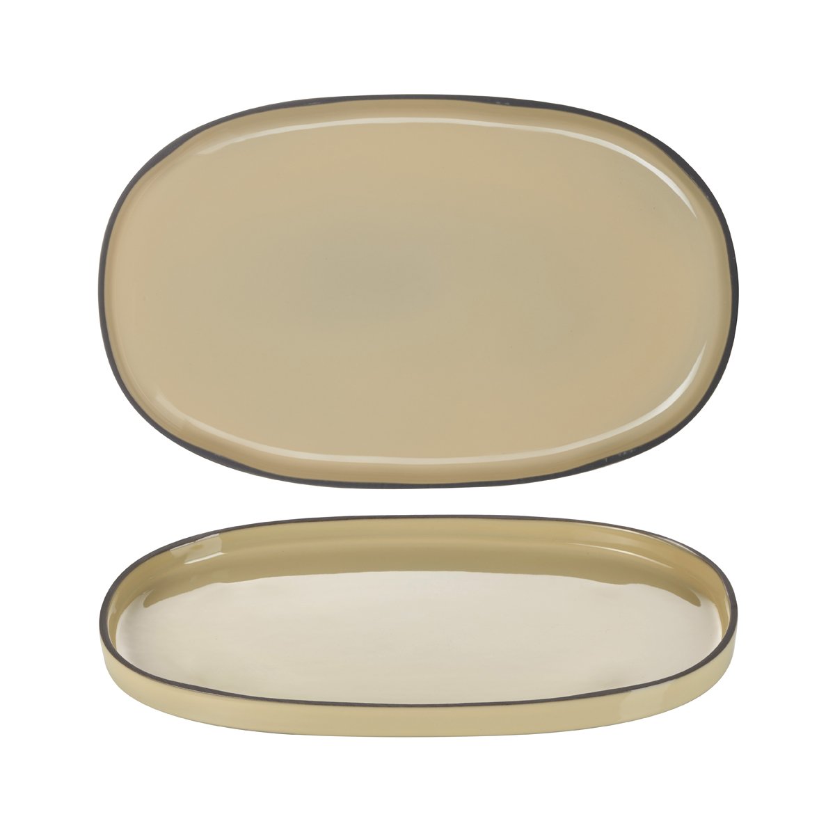 Revol Caractere Nutmeg Oval Plate 355x218mm