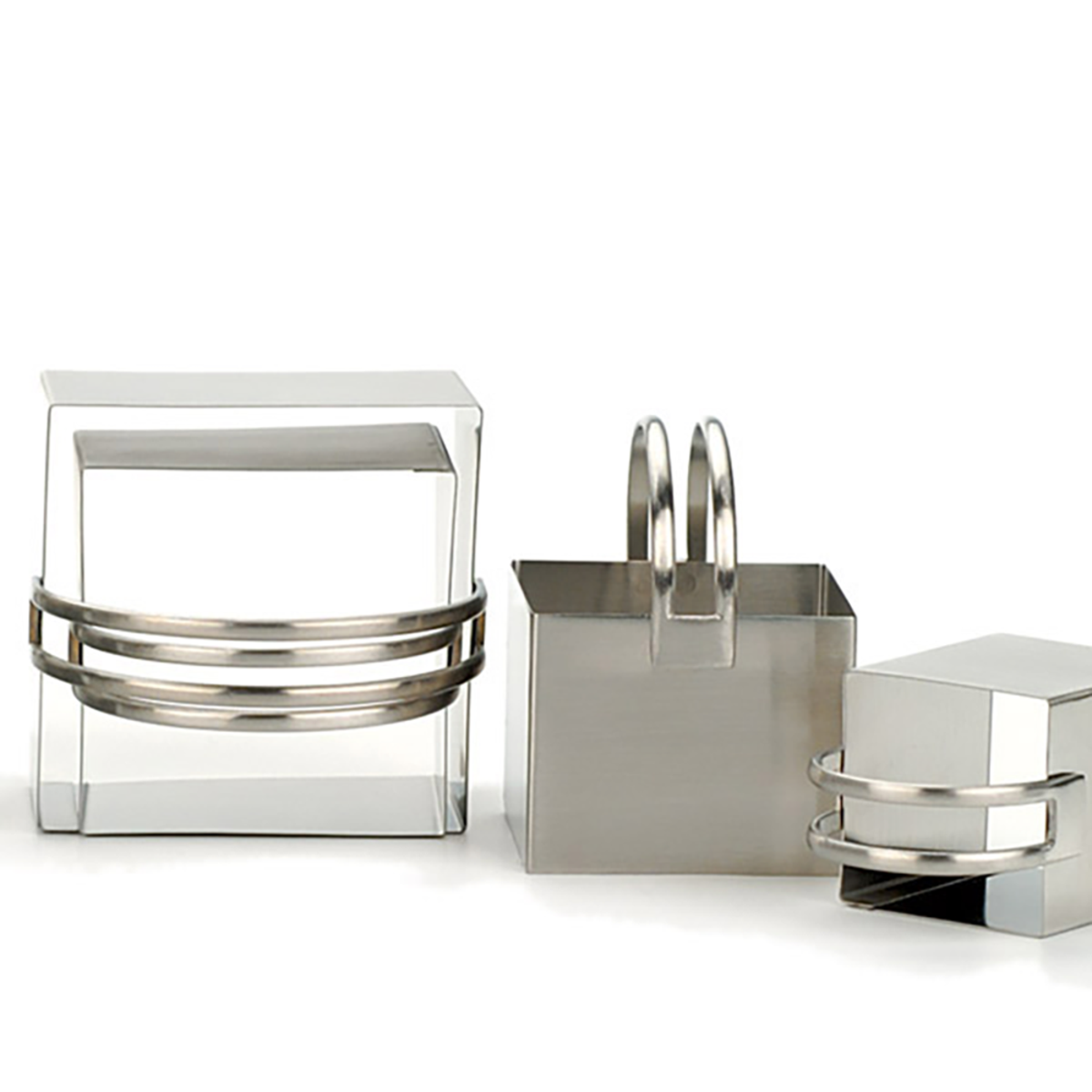 RSVP Endurance Square Biscuit Cutter Set 4