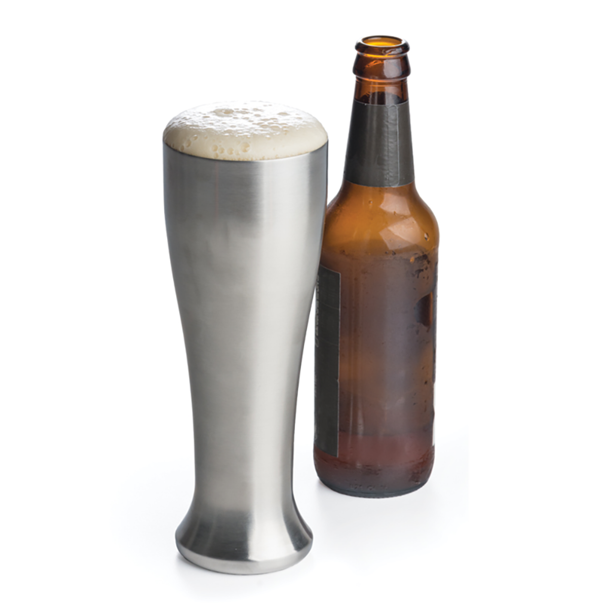 RSVP Endurance Stainless Steel Pilsner Glass