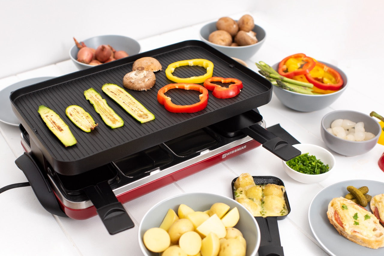 Swissmar Raclette Valais 8 Person - Red