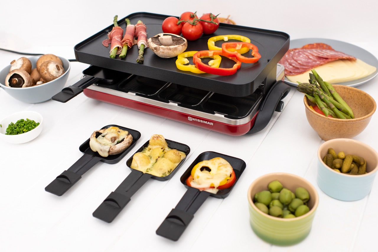 Swissmar Raclette Valais 8 Person - Red