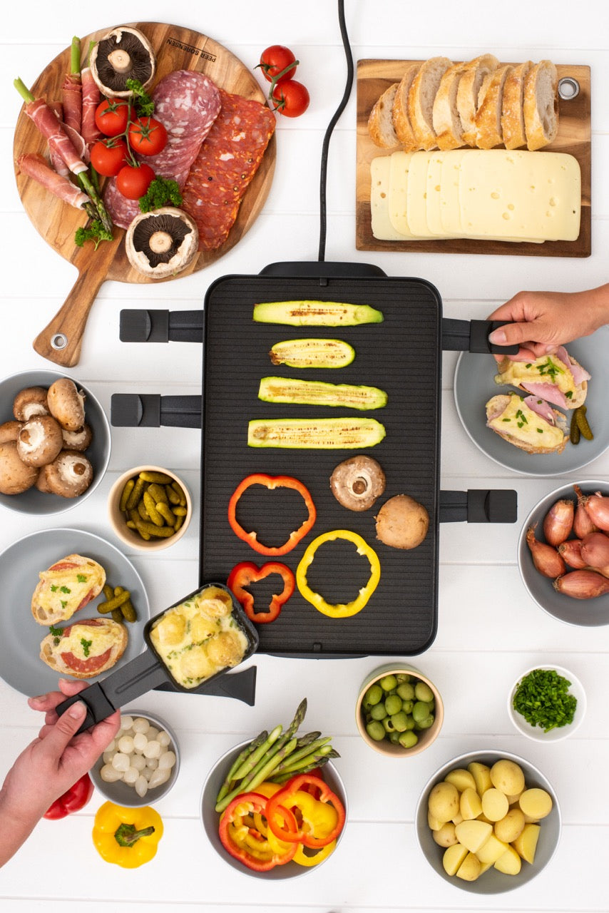 Swissmar Raclette Valais 8 Person - Stainless Steel