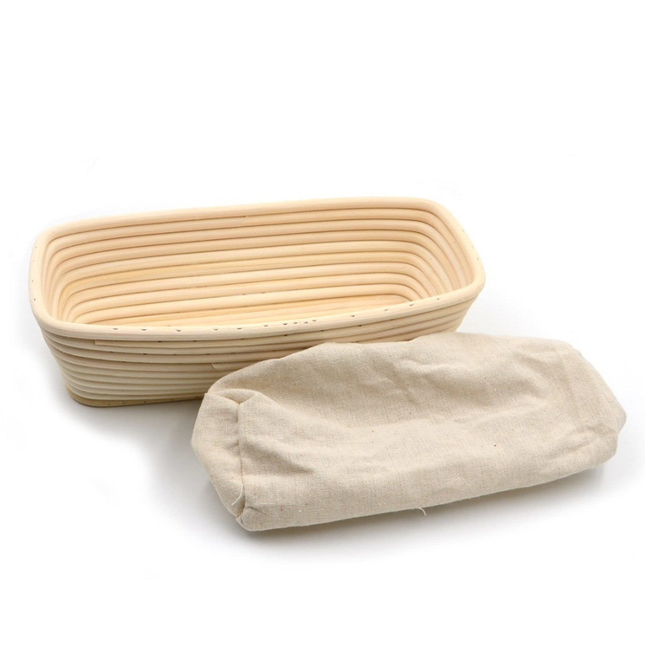 Brunswick Bakers Rectangle 26cm Bread Proving Basket With Lining