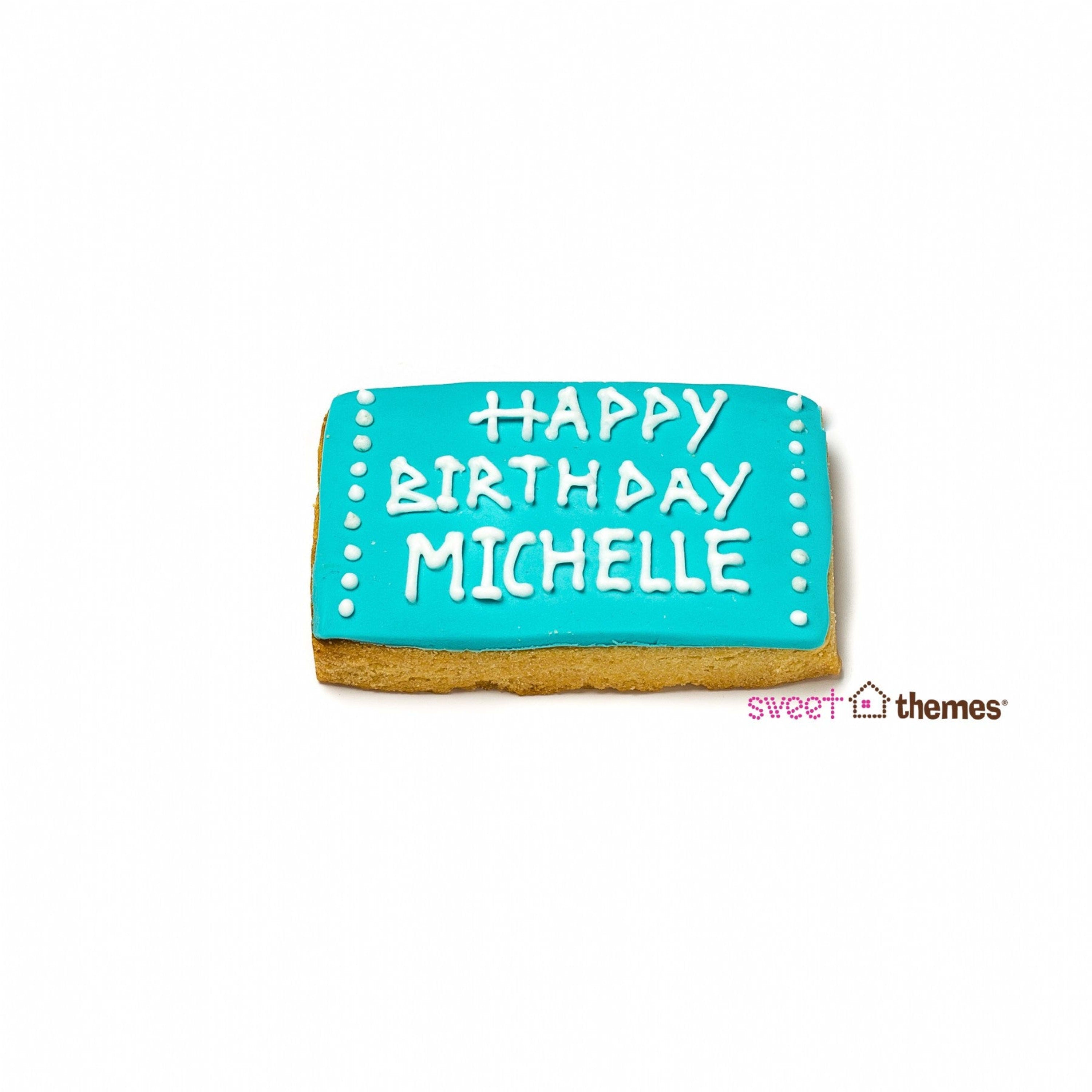Sweet Themes Rectangle 4.7cm x 7.4cm Cookie Cutter