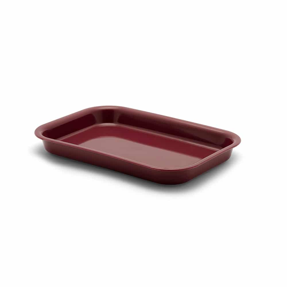 KH Healthcare Rectangular Tray Burgundy PP (#25)