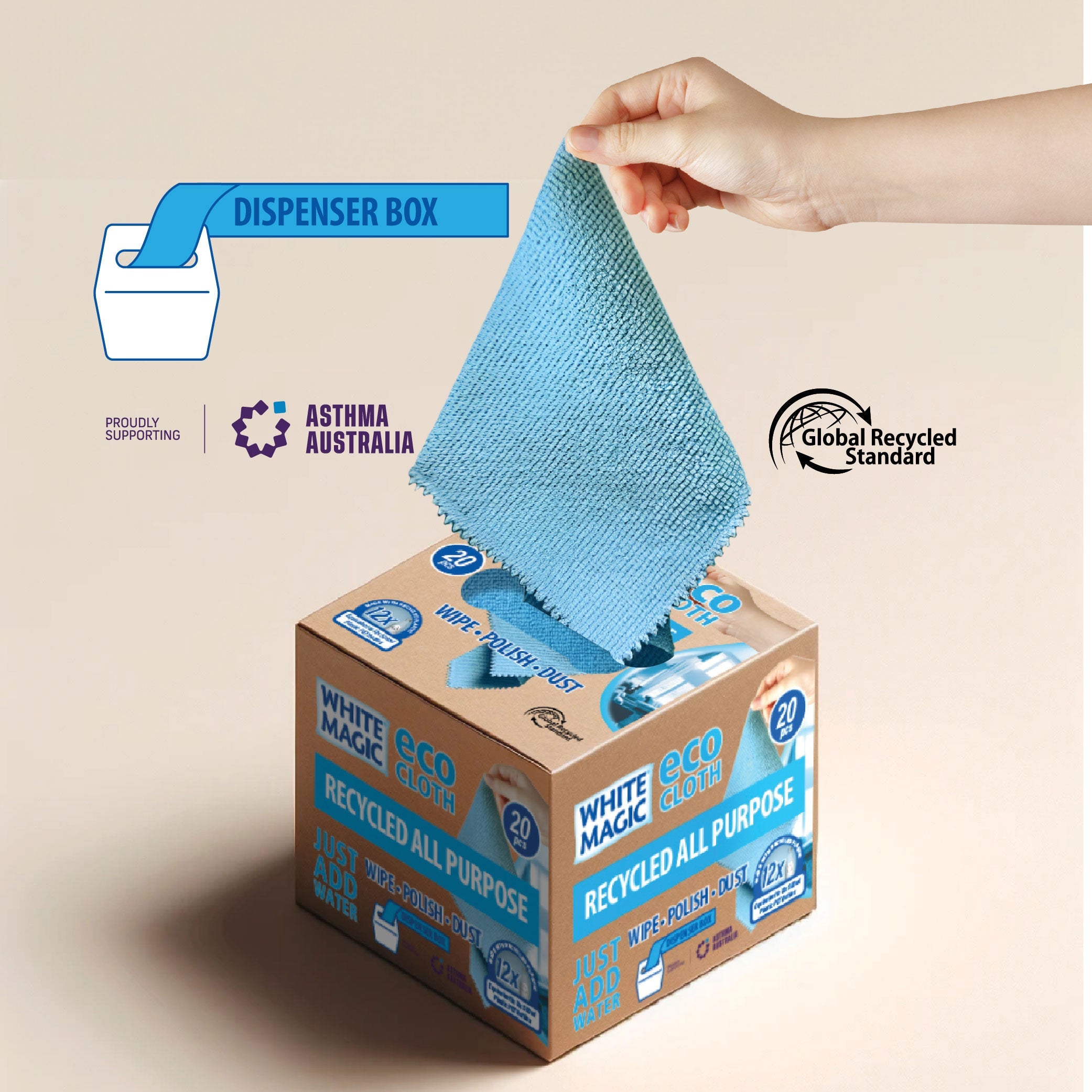 Recycled All Purpose Cloth 20 pcs Pack