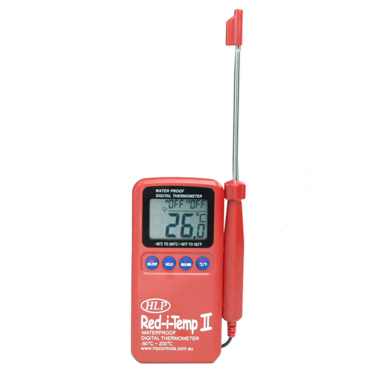 HLP Red-i-Temp Waterproof External Probe Thermometer
