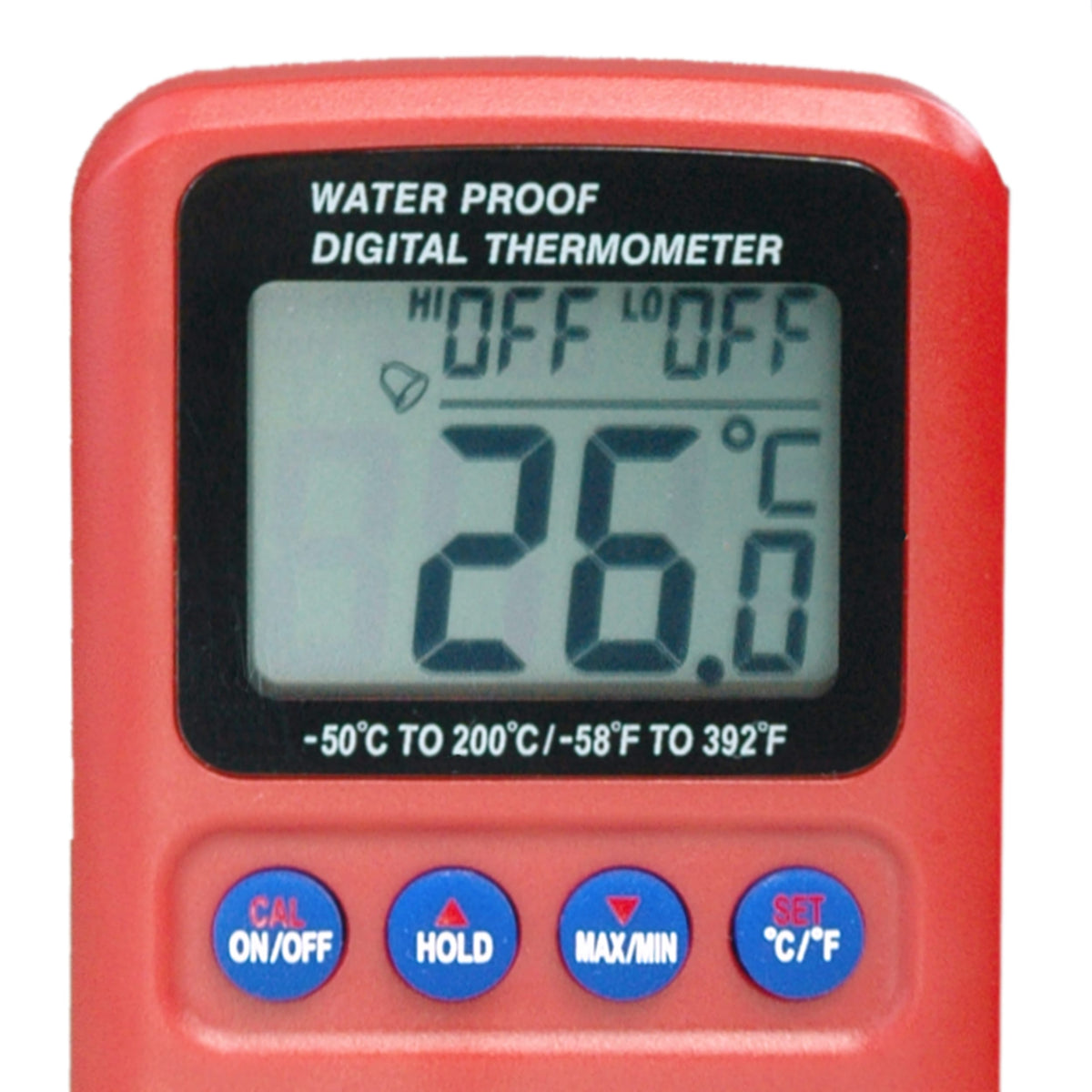 HLP Red-i-Temp Waterproof External Probe Thermometer