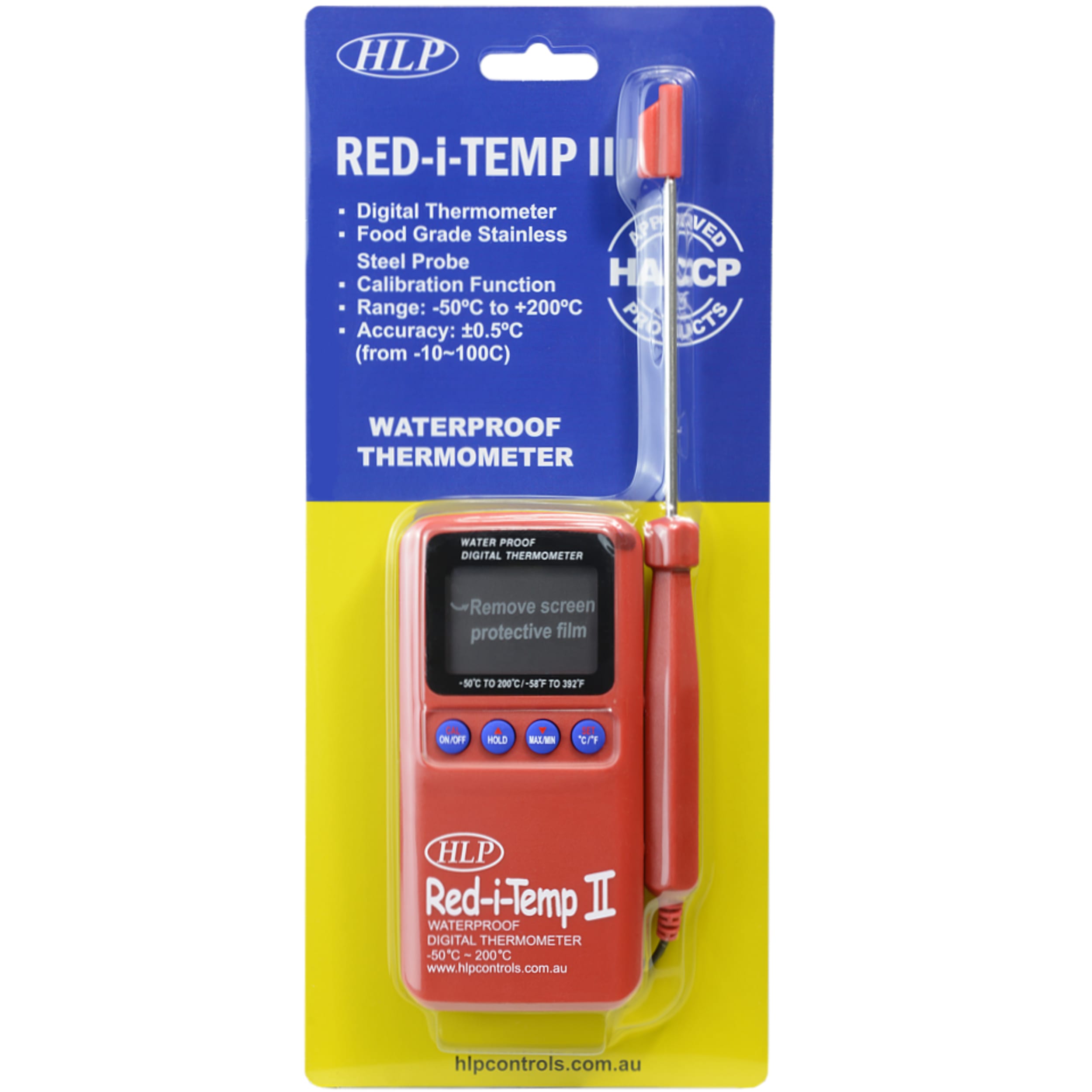 HLP Red-i-Temp Waterproof External Probe Thermometer