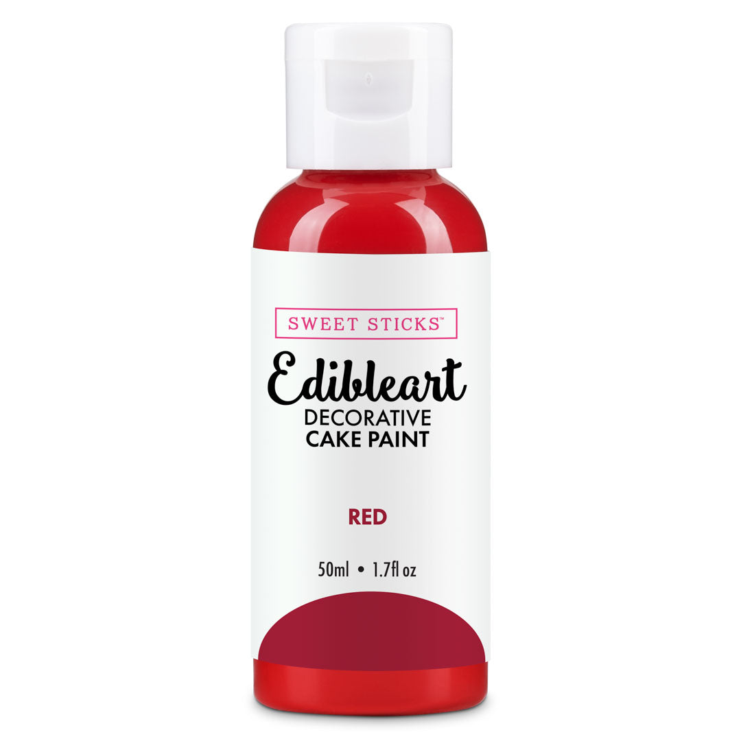 SWEET STICKS Original Edibleart Paint - Red - 50ml