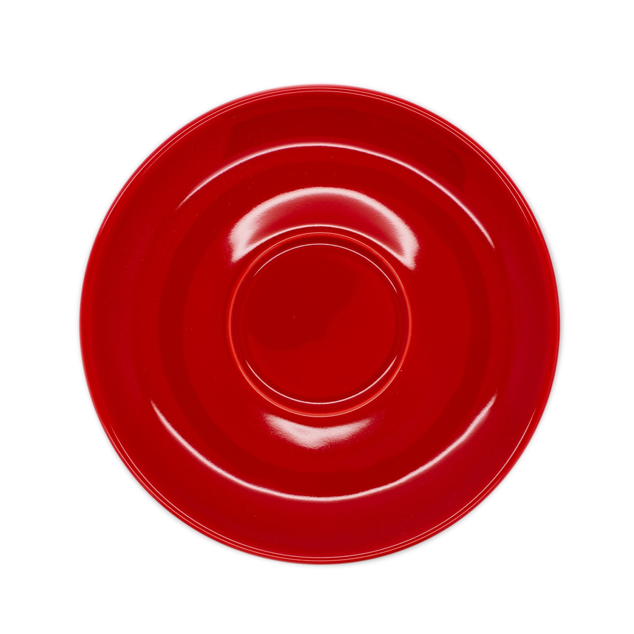 Incafe Red Tulip Cappuccino Saucer 6 Piece