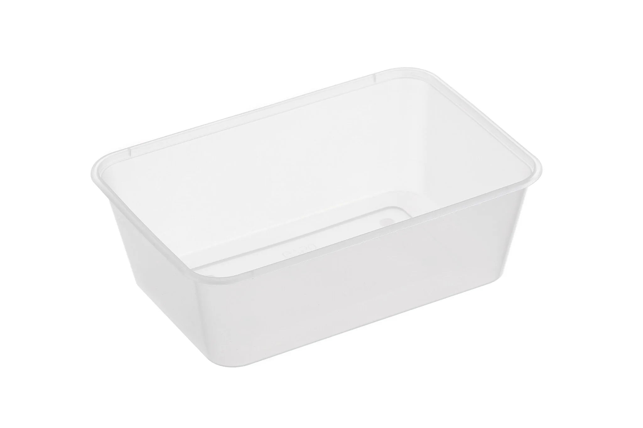 Genfac 750ml Rectangular Container Natural (Sleeve of 50)